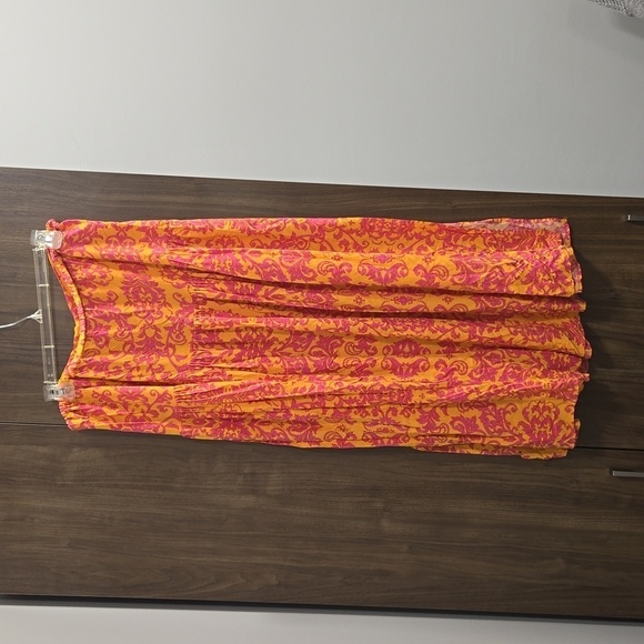 Abel the Label-Anthropologie-Maya Floral Paisley Patterned Maxi Skirt-Size Large - Picture 11 of 13